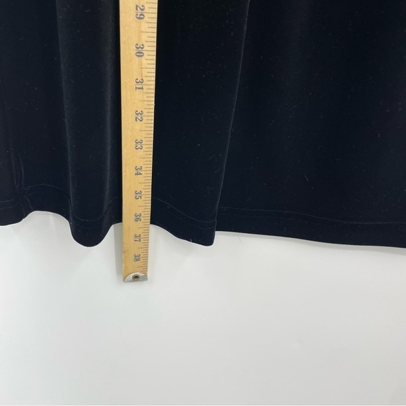 Hot Cotton by Marc Ware Women's Black Velvet Stretchy Maxi pencil Skirt Size S - Picture 6 of 7